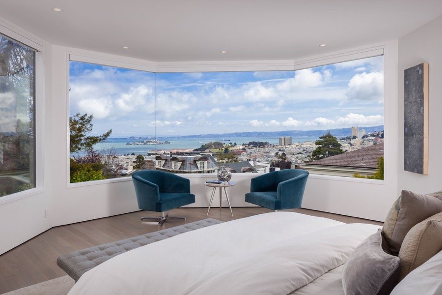 Broadway Master Bedroom With Sweeping Views Of San Francisco Bay