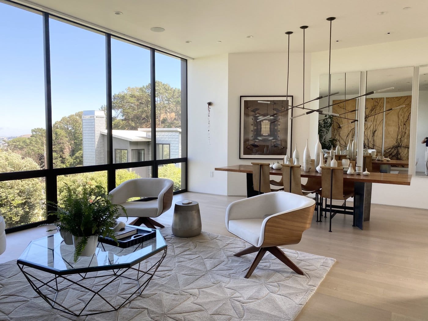 Midcentury Modern Living Room With View Scaled