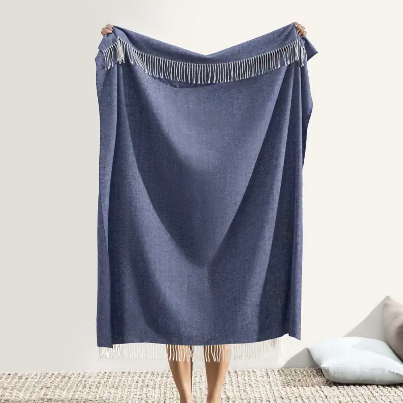 Italian Herringbone Throw Blanket