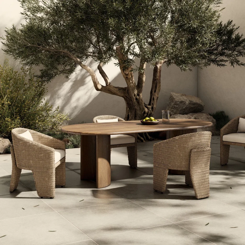 Paden Outdoor Teak Dining Table