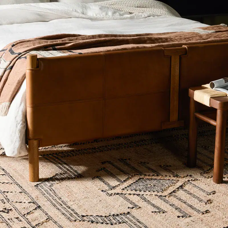 Salado Leather Bed