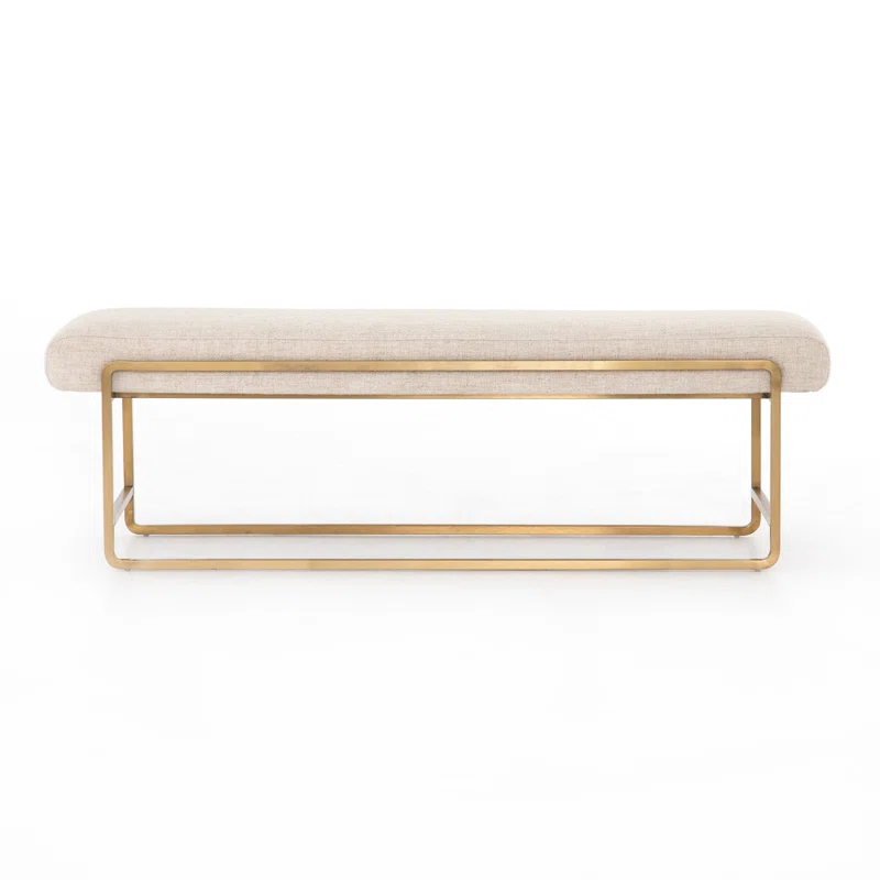 Sled Upholstered Bench