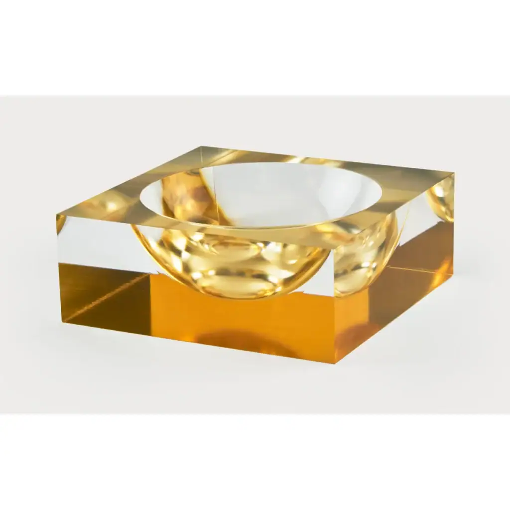 Lucite Decorative Bowl