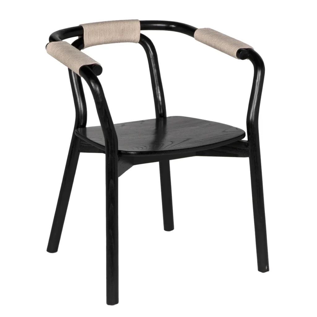Noir Anna Arm Chair